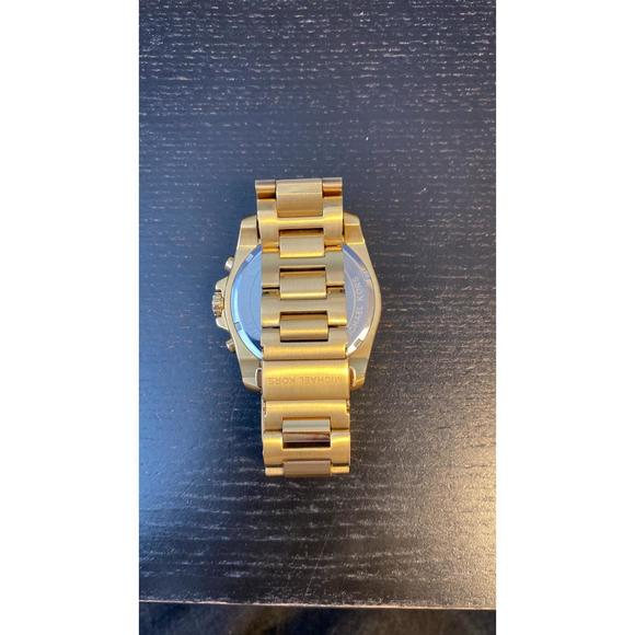 Michael Kors Men's Brecken Gold Tone Chronograph Watch - Picture 4 of 4